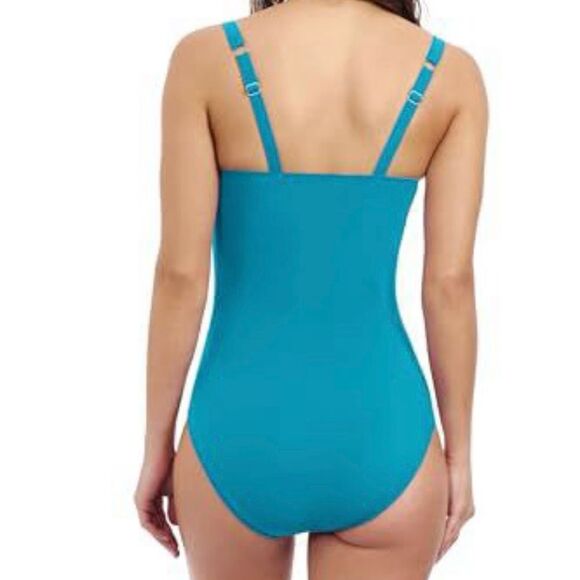 Profile by Gottex Women's Standard Tutti Frutti One Piece Swimsuit, Jade us 12D - Picture 10 of 10